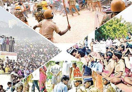 அதிகரிக்கும் போராட்டங்கள்: தமிழகத்துக்கு இரண்டாமிடம்