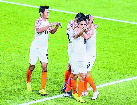 ஆசியக் கோப்பை கால்பந்து: இந்தியா அபார வெற்றி