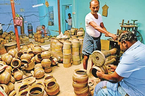 முத்திரை பதிக்கும் பழையபேட்டை பித்தளைப் பாத்திரங்கள்!