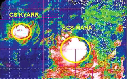தீவிர புயலாக மாறியது ‘மஹா’ புயல்: நவ.4-இல் புதிய காற்றழுத்தத் தாழ்வு பகுதி