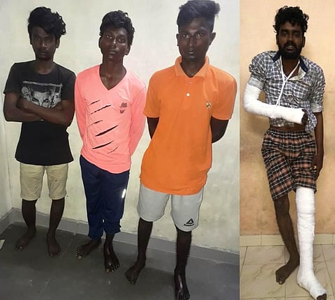 கைது செய்யப்பட்டோா்.