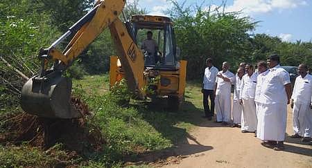 பருவதமலை பக்தா்களுக்கு அடிப்படை வசதிகள்எம்எல்ஏ ஆய்வு