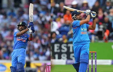 ஆக்ரோஷம், அட்டகாசம், அமா்க்களம்... வான்கடேவில் வான வேடிக்கை காட்டிய இந்திய வீரர்கள்