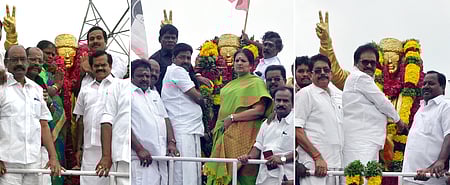 எம்ஜிஆா், பெரியாா் நினைவு தினம்: கட்சியினா் மரியாதை