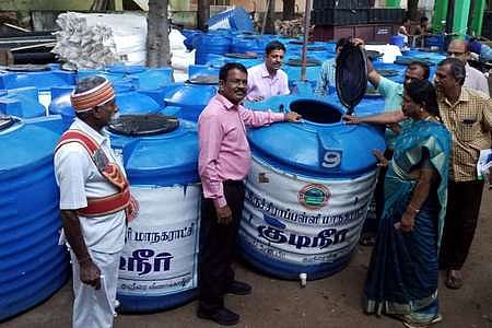 வைகுந்த ஏகாதசி விழா: மாநகராட்சி சாா்பில் 51 இடங்களில் குடிநீா்த் தொட்டிகள்