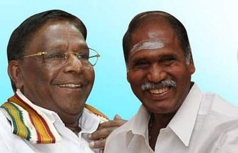 புதுச்சேரி மக்களவைத் தொகுதியில் என்.ஆர்.காங்கிரஸ் வேட்பாளர் கே.நாராயணசாமி: என்.ரங்கசாமி அறிவிப்பு