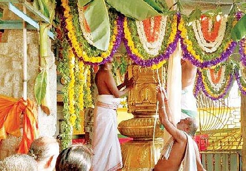 திருத்தணி முருகன் கோயிலில் புதன்கிழமை தொடங்கிய சித்திரை பிரம்மோற்சவம்.