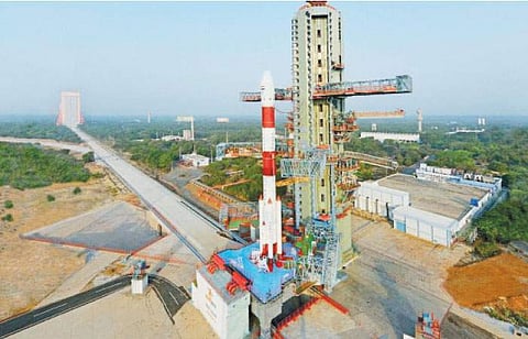 ஆந்திர மாநிலம், ஸ்ரீஹரிகோட்டாவில் அமைந்துள்ள சதீஷ் தவண் விண்வெளி மையம்