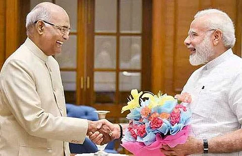 குடியரசுத் தலைவர் ராம்நாத் கோவிந்தை சந்திக்கிறார் பிரதமர் மோடி