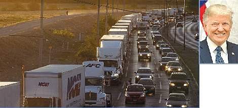 மெக்ஸிகோ பொருள்கள் மீதான கூடுதல் வரி: காலவரையின்றி நிறுத்திவைத்தார் டிரம்ப்