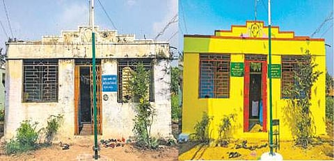 அரசு பள்ளியை தரம் உயர்த்தும் இளைஞர்கள்