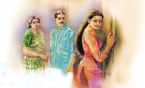 நிவேதா நீட் எழுதுகிறாள்