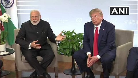 ஜி7 உச்சிமாநாட்டில் மோடி - டிரம்ப் சந்திப்பு; காஷ்மீர் விவகாரத்தில் தனது நிலைப்பாட்டை மாற்றினார் டிரம்ப்