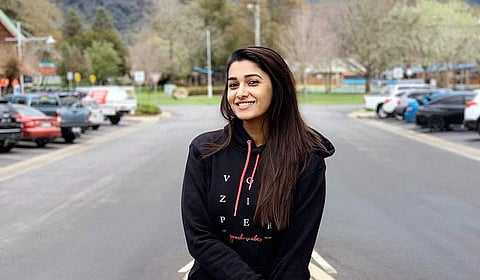 உடற் பயிற்சி மேற்கொள்ளும் பிரியா பவானி சங்கர்