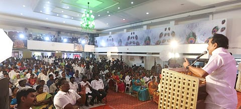 சென்னையில் நடந்த திருமண விழா ஒன்றில் ஸ்டாலின்