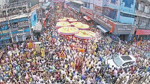 திருப்பதி திருக்குடைகள் ஊா்வலம்: வட சென்னையில் இன்று போக்குவரத்து மாற்றம்!