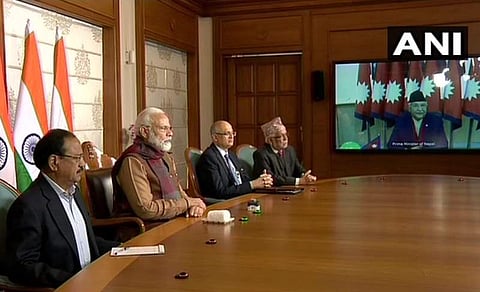 ஜோக்பானி - பிராட்நகர் சோதனைச் சாவடி: நேபாள பிரதமருடன் இணைந்து திறந்து வைத்தார் மோடி 