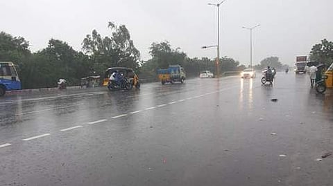 பரவலாக மழை