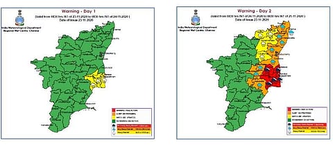 சென்னையில் நாளை மிகக் கன மழைக்கு வாய்ப்பு: வானிலை ஆய்வு மையம்