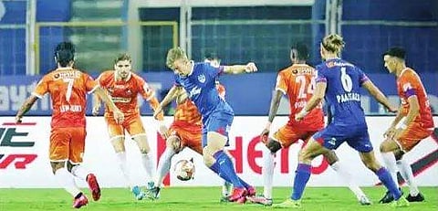 ஐஎஸ்எல்: கோவா - பெங்களூா் ஆட்டம் டிரா