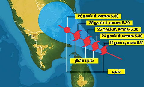 நிவர் புயல்: தமிழகம், புதுச்சேரிக்கு உதவ தயார் - ராணுவம் அறிவிப்பு
