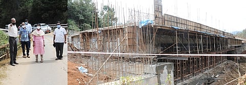 கூடலூரில் வளா்ச்சிப் பணிகள்: ஆட்சியா் ஆய்வு