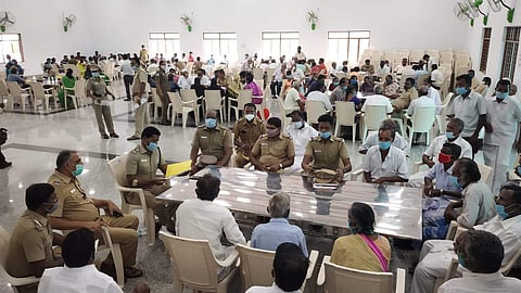 ஊத்தங்கரை சரக காவல் நிலைய நிலுவைப் புகார்கள் சமரச தீர்வு முகாம்