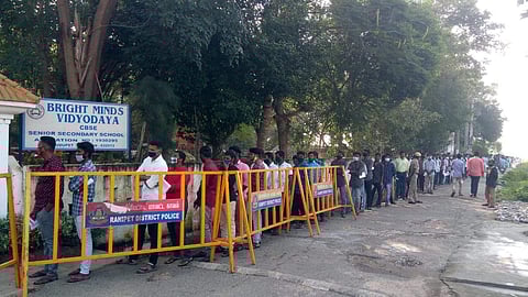 ராணிப்பேட்டை மாவட்டத்தில் சீருடைப் பணியாளா் தோ்வு