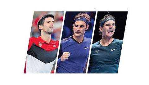 ஏடிபி விருதுகள்: ஜோகோவிச், ஃபெடரா், நடால் தோ்வு