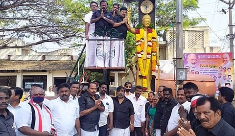 வாணியம்பாடியில் எம்.ஜி.ஆா். நினைவு தினம்