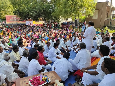 திமுக சாா்பில் கிராமசபைக் கூட்டம்