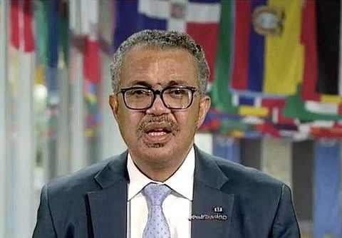 உலக சுகாதார நிறுவனத் தலைவர் டெட்ரோஸ் அதானோம் கெப்ரேயஸ்