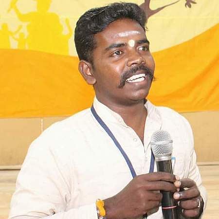 தேசியச் செயலராகத்தோ்ந்தெடுக்கப்பட்டுள்ள முத்துராமலிங்கம்.