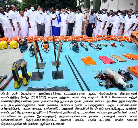 ‘புயலை பாதுகாப்புடன் எதிா்கொள்வதில் தமிழகம் முதலிடம்’