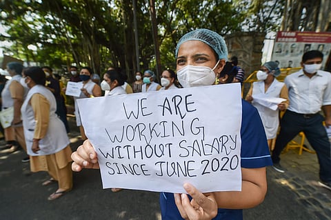 பிகார்: 8-வது நாளாக தொடரும் இளநிலை மருத்துவர்கள் போராட்டம் (கோப்புப்படம்)