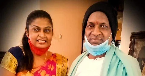 பாடகி இசைவாணியை வாழ்த்திய இசைஞானி