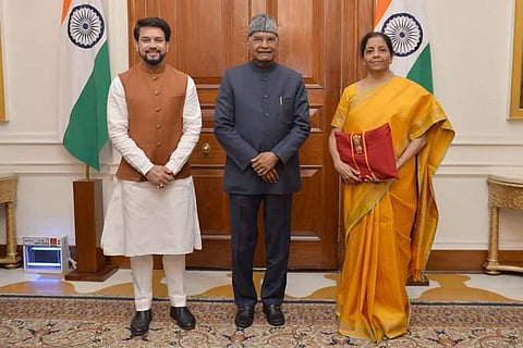 நாடாளுமன்ற வளாகத்தில் மத்திய அமைச்சரவைக் கூட்டம்