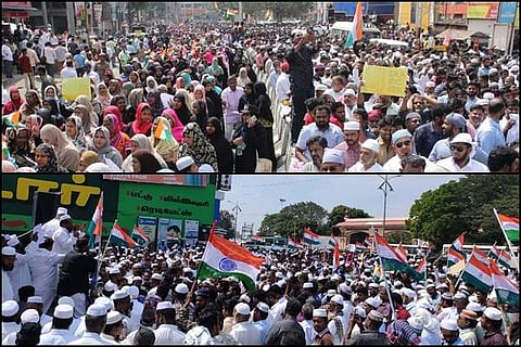 குடியுரிமைத் திருத்தச் சட்டம்: தமிழகம் முழுவதும் முஸ்லிம்கள் எதிர்ப்பு ஆர்ப்பாட்டம்