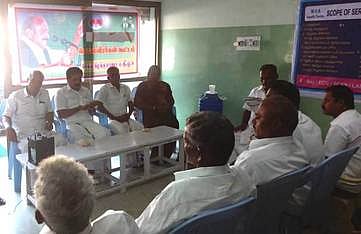 ஆத்தூரில் நடைபெற்ற சேலம் மதிமுக மாவட்ட செயல்வீரா்கள் கூட்டத்தில் கலந்து கொண்டோா்.