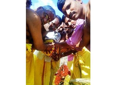 கிருஷ்ணகிரி வாசுதேவக்கண்ணன் திருக்கோயிலில் மகா குடமுழுக்கு விழா: திரளானோர் பங்கேற்பு