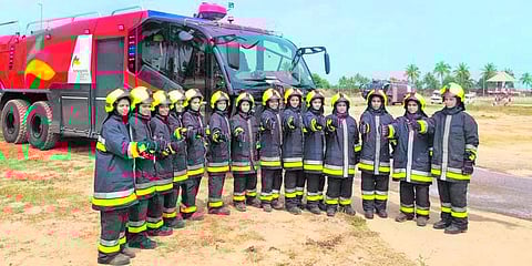 ஆசியாவின் முதல் பெண்கள் தீயணைப்புப் படை!