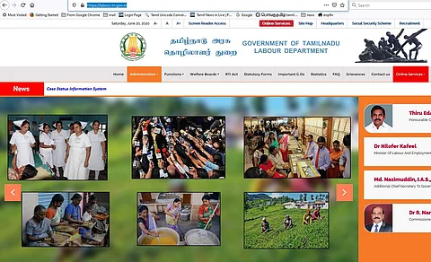 அமைப்புசாரா தொழிலாளர்கள் இணையம் வழியாகவே பதிவு செய்ய வசதி