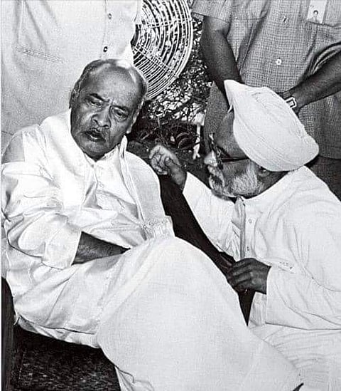 நரசிம்ம ராவுடன் மன்மோகன் சிங்