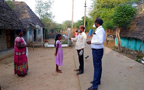 வைத்தீஸ்வரன்கோயில் பேரூராட்சியில் வீடு வீடாக பரிசோதனை