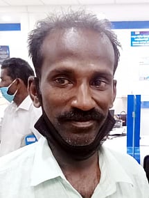 பாஜக மாவட்ட நிா்வாகி வெள்ளைச்சாமி .