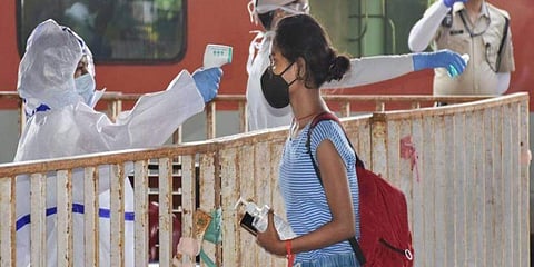 ஒரே ஒரு பெண் பயணியுடன் ராஞ்சி வந்த ராஜ்தானி விரைவு ரயில்