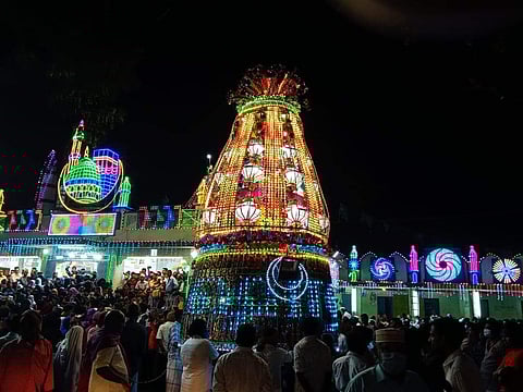 பொதக்குடியில் நடைபெற்ற சந்தனக்கூடு திருவிழா.