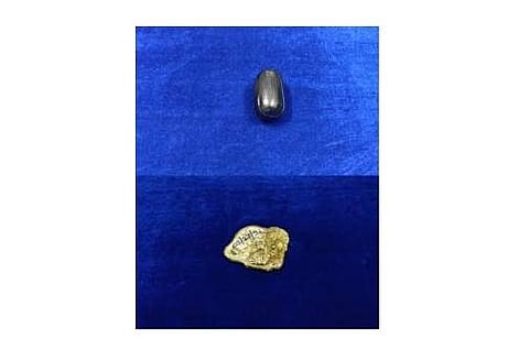 சென்னை விமான நிலையத்தில் ரூ.16.81 லட்சம் தங்கம் பறிமுதல்