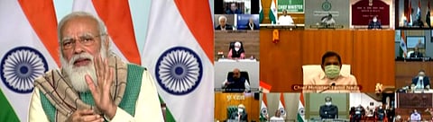 மாநில முதல்வர்களுடன் மோடி ஆலோசனை