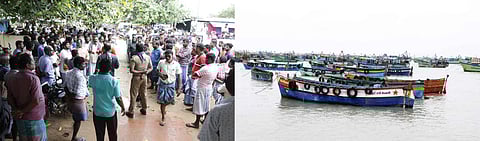 மீனவா்கள் கைது எதிரொலி: ராமேசுவரம் மீனவா்கள் வேலை நிறுத்தம் தொடக்கம்